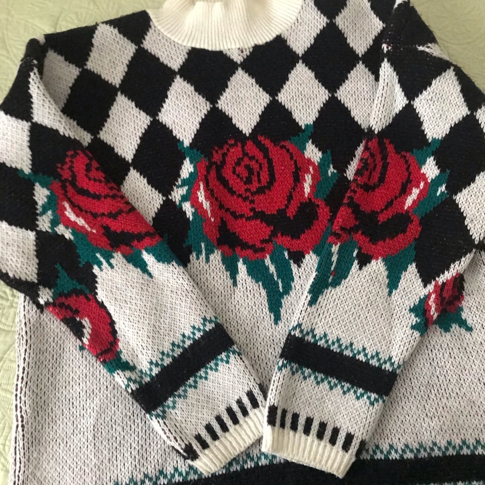 Vintage chunky knit sweater